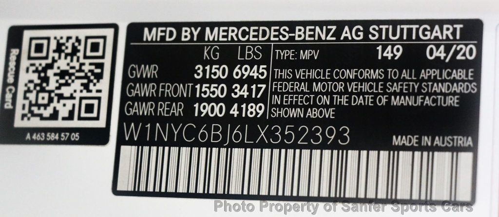 2020 Mercedes-Benz G-Class G 550 4MATIC SUV - 22405842 - 51