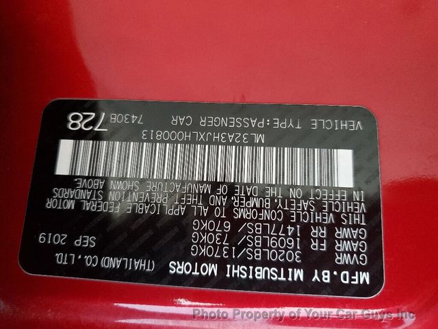 2020 Mitsubishi Mirage ES - 22931712 - 26