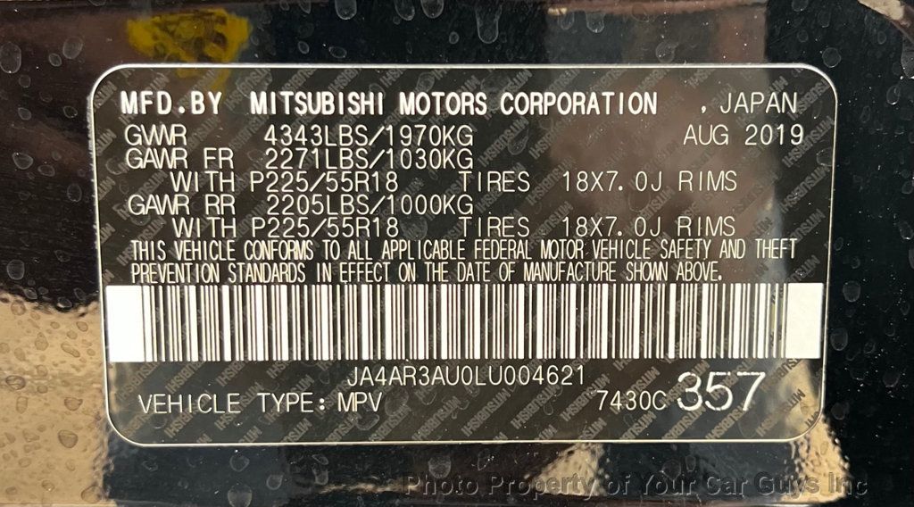 2020 Mitsubishi Outlander Sport ES 2.0 CVT - 23079274 - 30