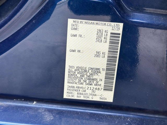 2020 Nissan Altima 2.5 S Sedan - 23003228 - 17