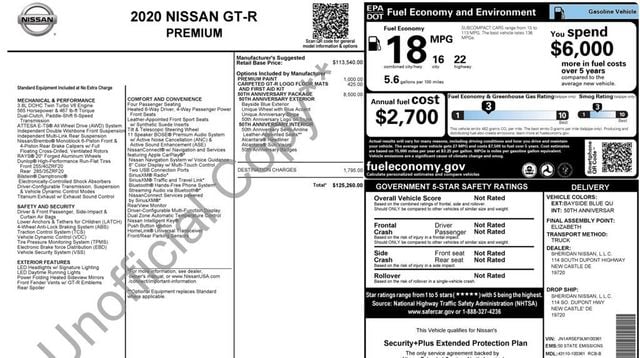 2020 Nissan GT-R *50th Anniversary Package* *Bayside Blue Exterior* *Low Miles* - 22973152 - 13