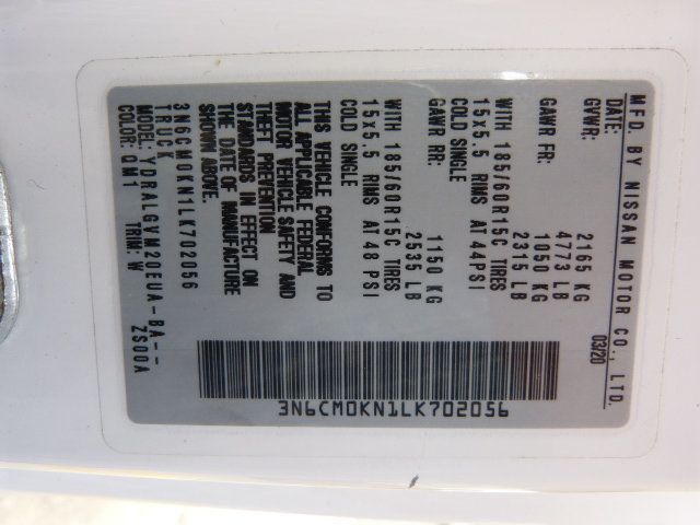 2020 Nissan NV200 Compact Cargo 2.0L 4CYL. GAS*SV*BULKHEAD & SHELVES PACKAGE*GREAT VALUE!! - 23021511 - 37