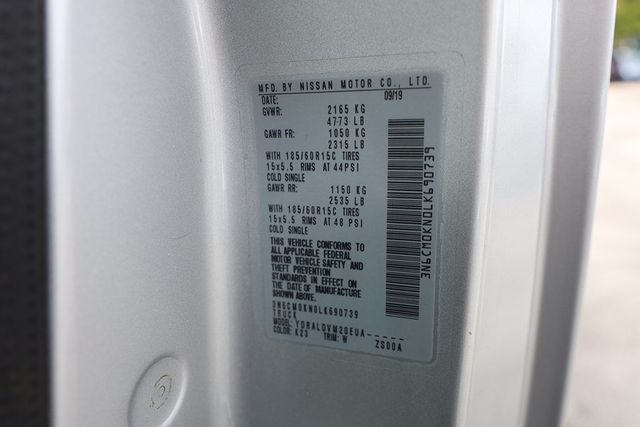 2020 NISSAN NV200 Compact Cargo S - 23006640 - 23