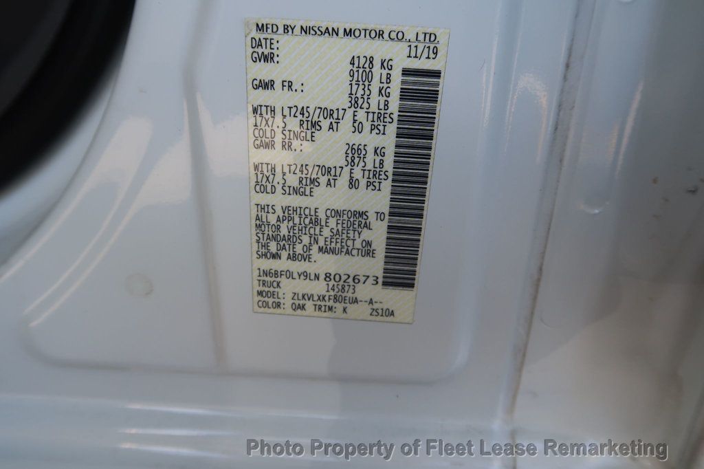 2020 Nissan NV Cargo NV2500HD SV High Roof Cargo Van - 23044953 - 12