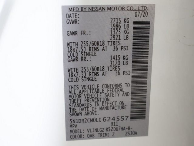 2020 Nissan Pathfinder 4x4 SL - 23012736 - 64