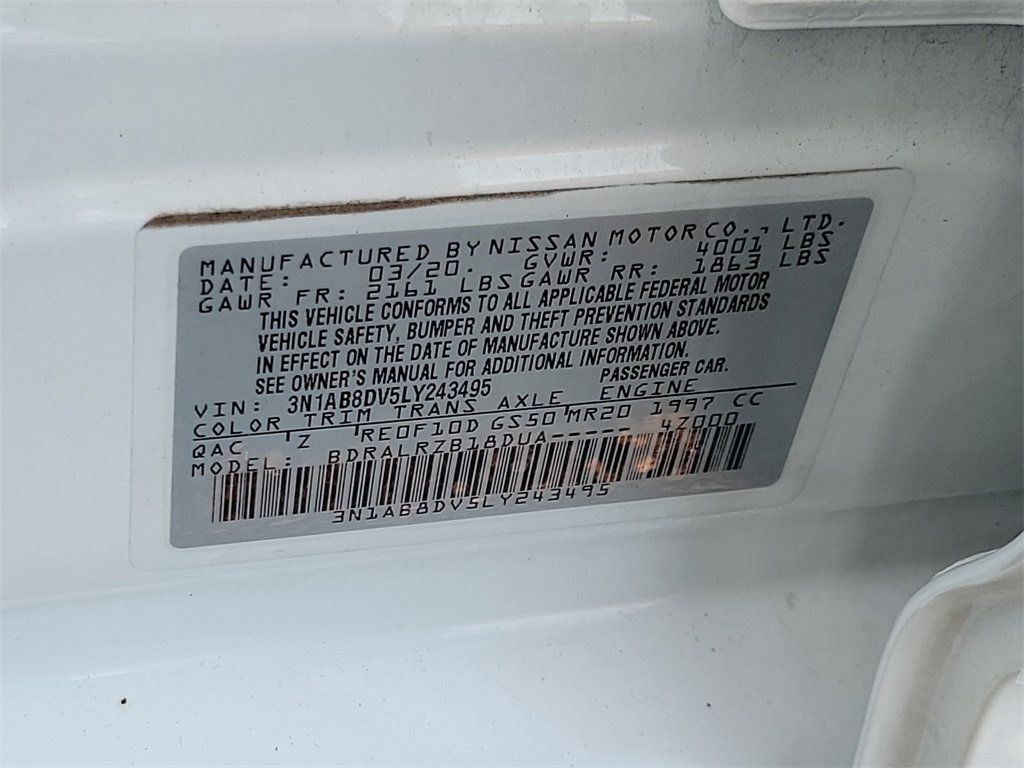 2020 Used Nissan Sentra SR CVT at PenskeCars.com Serving Bloomfield Hills,  MI, IID 21622450