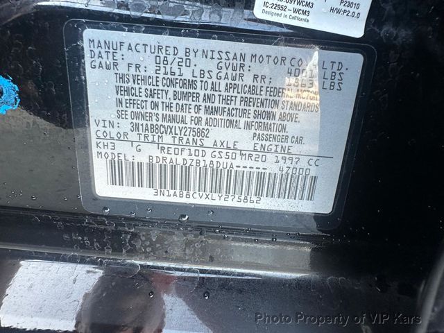 2020 Nissan Sentra SV CVT - 22988146 - 22