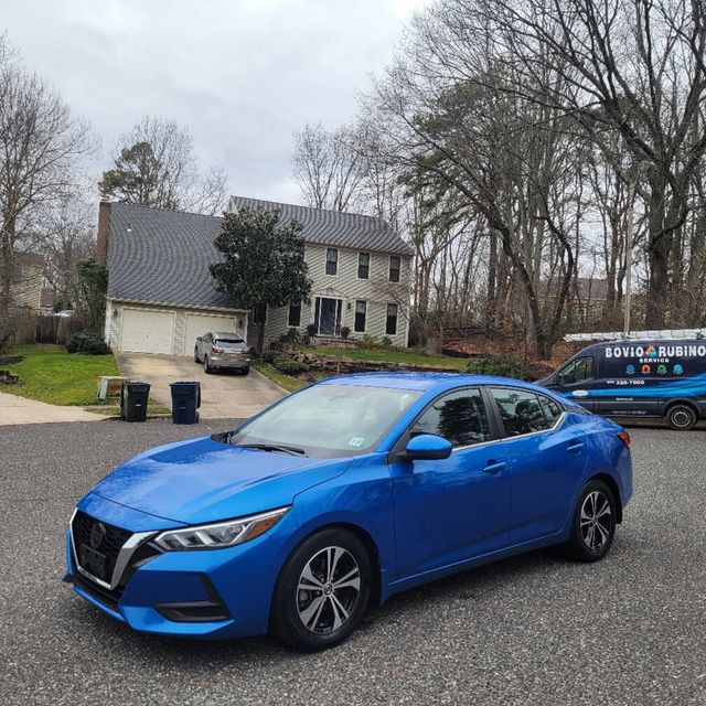 2020 nissan sentra sr deals electric blue