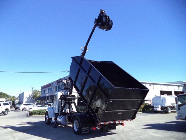 2020 Peterbilt 337 With 15ft Roll-Off Truck 25 Yard Grapple Boom & Seat - 22979705 - 24