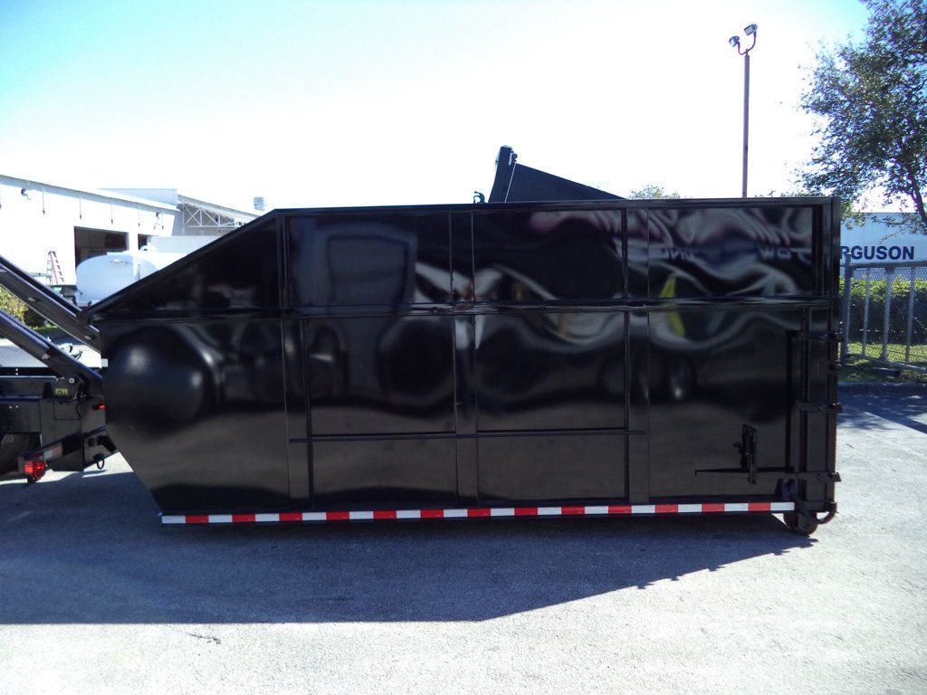 2020 Peterbilt 337 With 15ft Roll-Off Truck 25 Yard Grapple Boom & Seat - 22979705 - 28