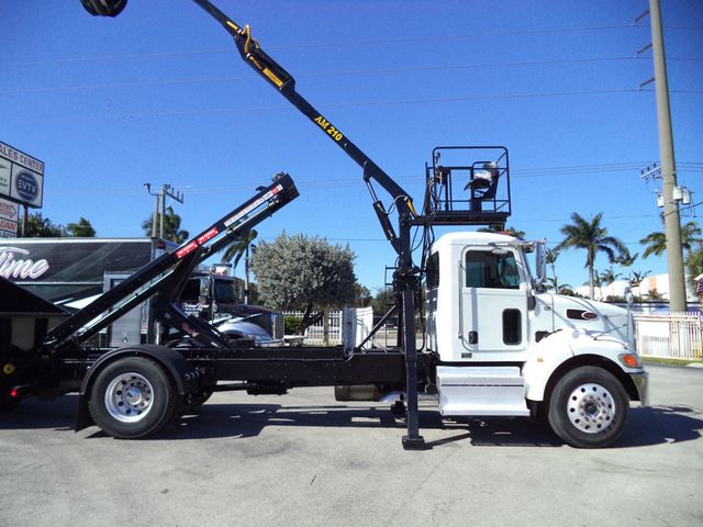 2020 Peterbilt 337 With 15ft Roll-Off Truck 25 Yard Grapple Boom & Seat - 22979705 - 34