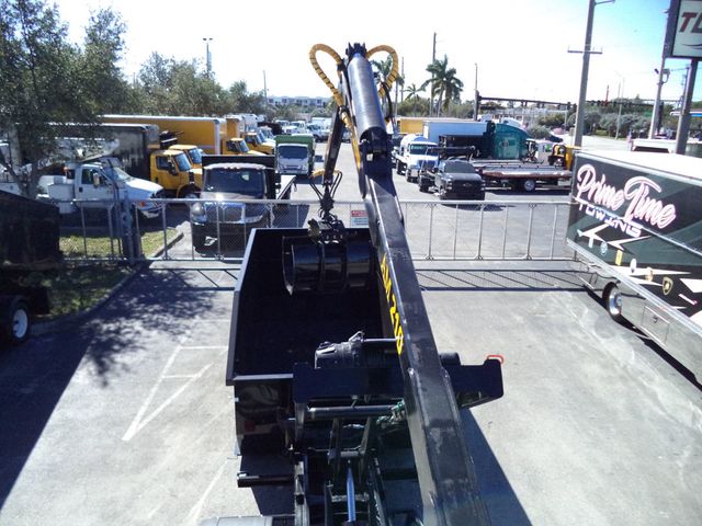 2020 Peterbilt 337 With 15ft Roll-Off Truck 25 Yard Grapple Boom & Seat - 22979705 - 35