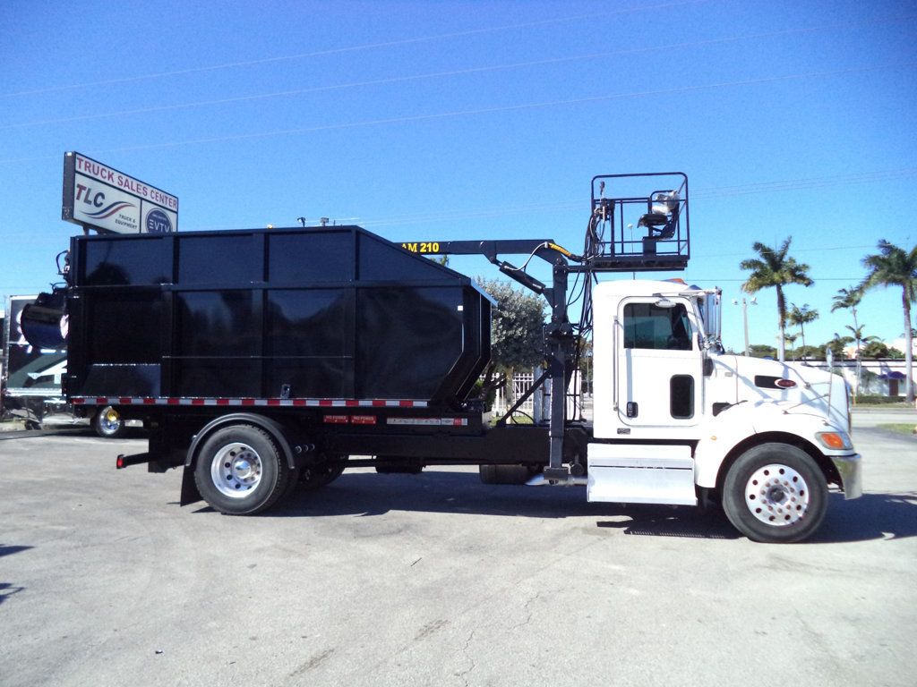 2020 Peterbilt 337 With 15ft Roll-Off Truck 25 Yard Grapple Boom & Seat - 22979705 - 3