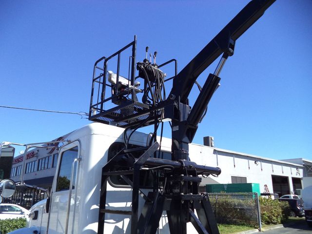 2020 Peterbilt 337 With 15ft Roll-Off Truck 25 Yard Grapple Boom & Seat - 22979705 - 45