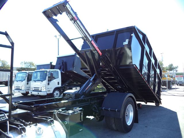2020 Peterbilt 337 With 15ft Roll-Off Truck 25 Yard Grapple Boom & Seat - 22979705 - 49