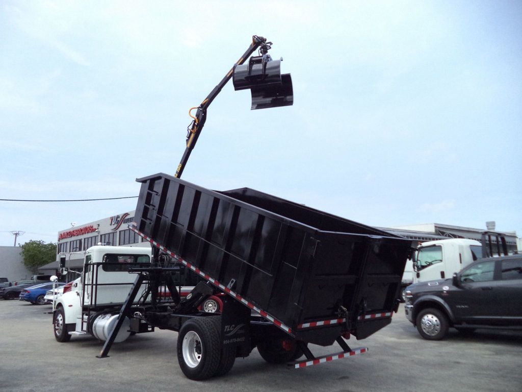 2020 Peterbilt 337 With New 21 Yard Grapple Truck 18ft Dump Garbage Truck - 23026213 - 28