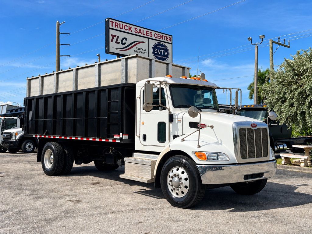 2020 Peterbilt 337 w/ New 18ft Steel Trash Dump Removable Chipper Top - 23088543 - 1