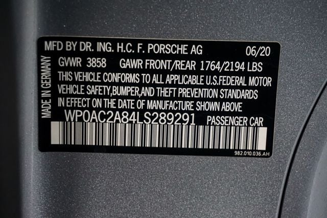 2020 Porsche 718 Cayman *GT4* *6-Speed Manual* *Carbon Buckets* *Only 5k Miles* - 22944399 - 21