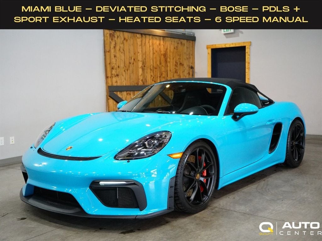 2020 Used Porsche 718 Spyder Roadster at Quality Auto Center