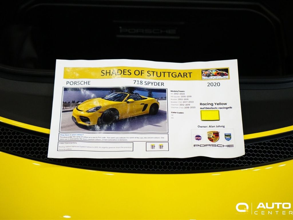 2020 Porsche 718 Spyder Roadster - 23082167 - 11