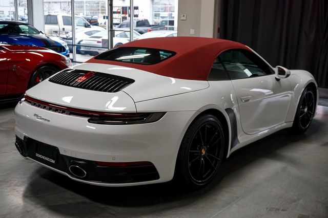 2020 Porsche 911 *911 Carrera* *Cabriolet* *White/Red* *Sport Package* - 22961975 - 35