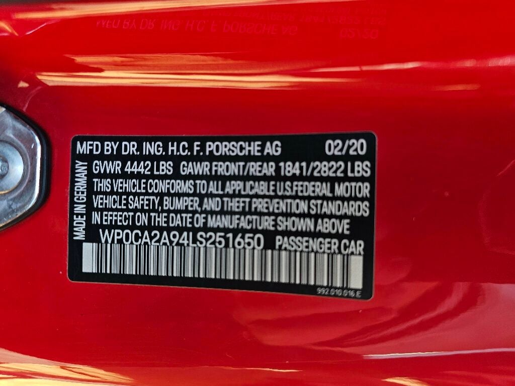 2020 Porsche 911 Carrera Cabriolet - 22981026 - 51