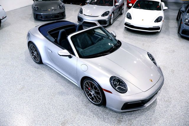 2020 Porsche CARRERA 4S CABRIOLET GT SILVER....10,360 Miles...Exceptional - 23043607 - 12