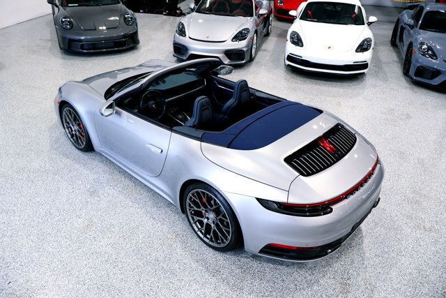 2020 Porsche CARRERA 4S CABRIOLET GT SILVER....10,360 Miles...Exceptional - 23043607 - 13