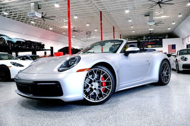 2020 Porsche CARRERA 4S CABRIOLET GT SILVER....10,360 Miles...Exceptional - 23043607 - 3