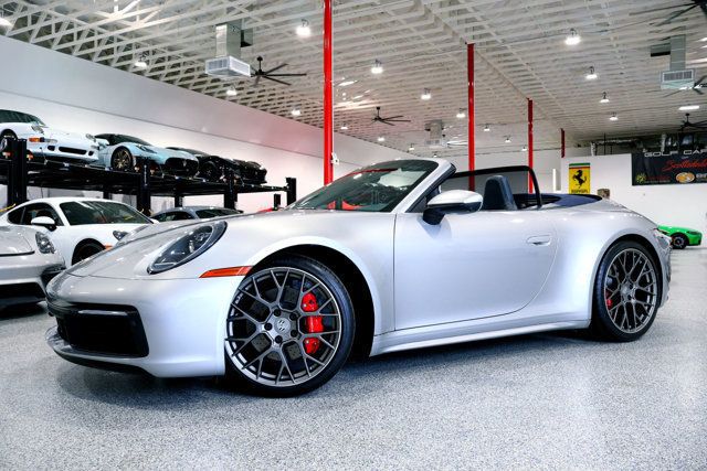 2020 Porsche CARRERA 4S CABRIOLET GT SILVER....10,360 Miles...Exceptional - 23043607 - 4