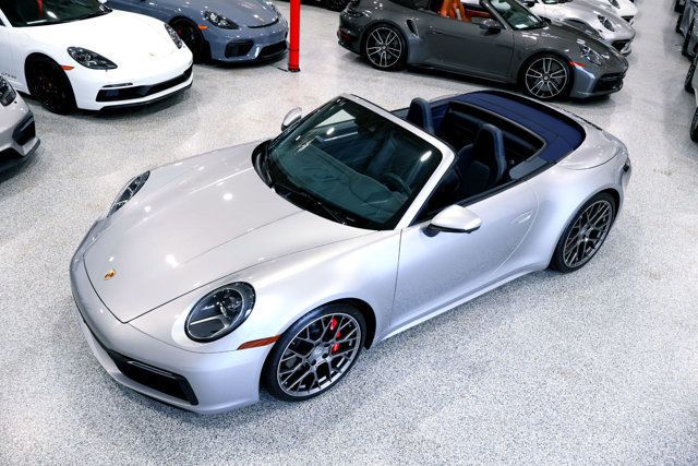 2020 Porsche CARRERA 4S CABRIOLET GT SILVER....10,360 Miles...Exceptional - 23043607 - 5
