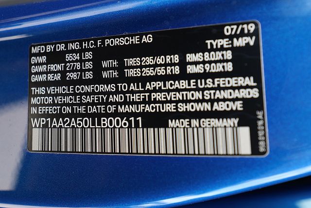 2020 PORSCHE MACAN AWD - 22943594 - 33