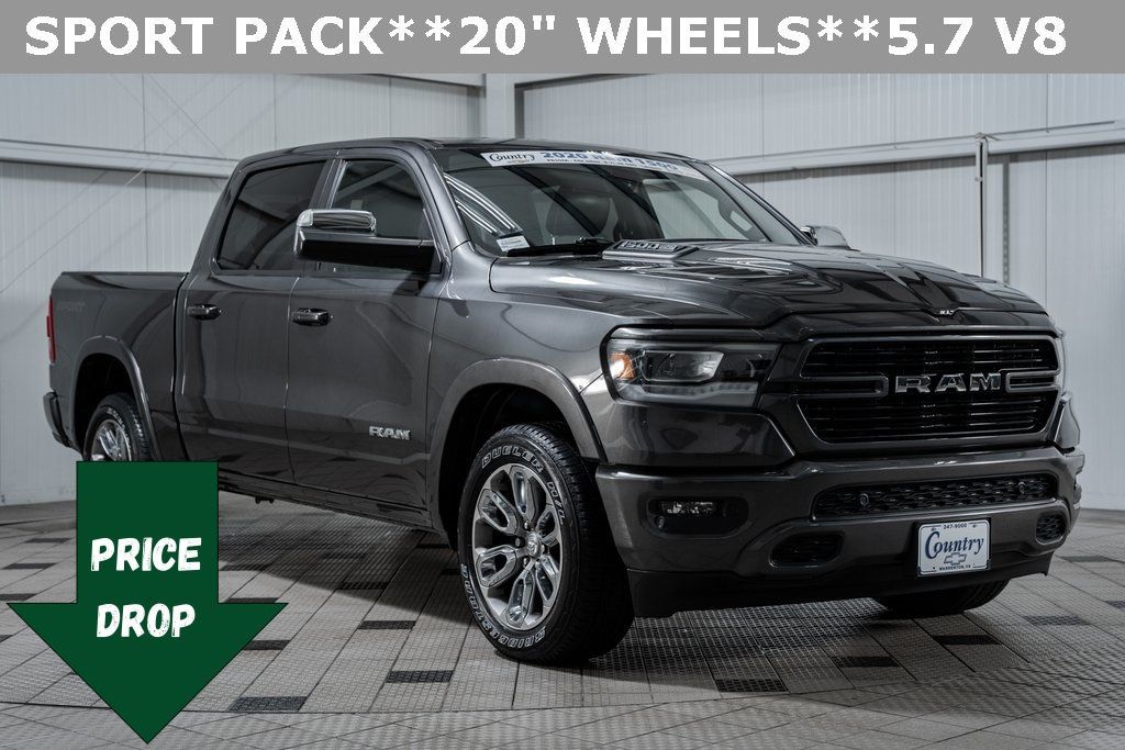 2020 Ram 1500 Laramie 4x4 Crew Cab 5'7" Box - 22721147 - 0