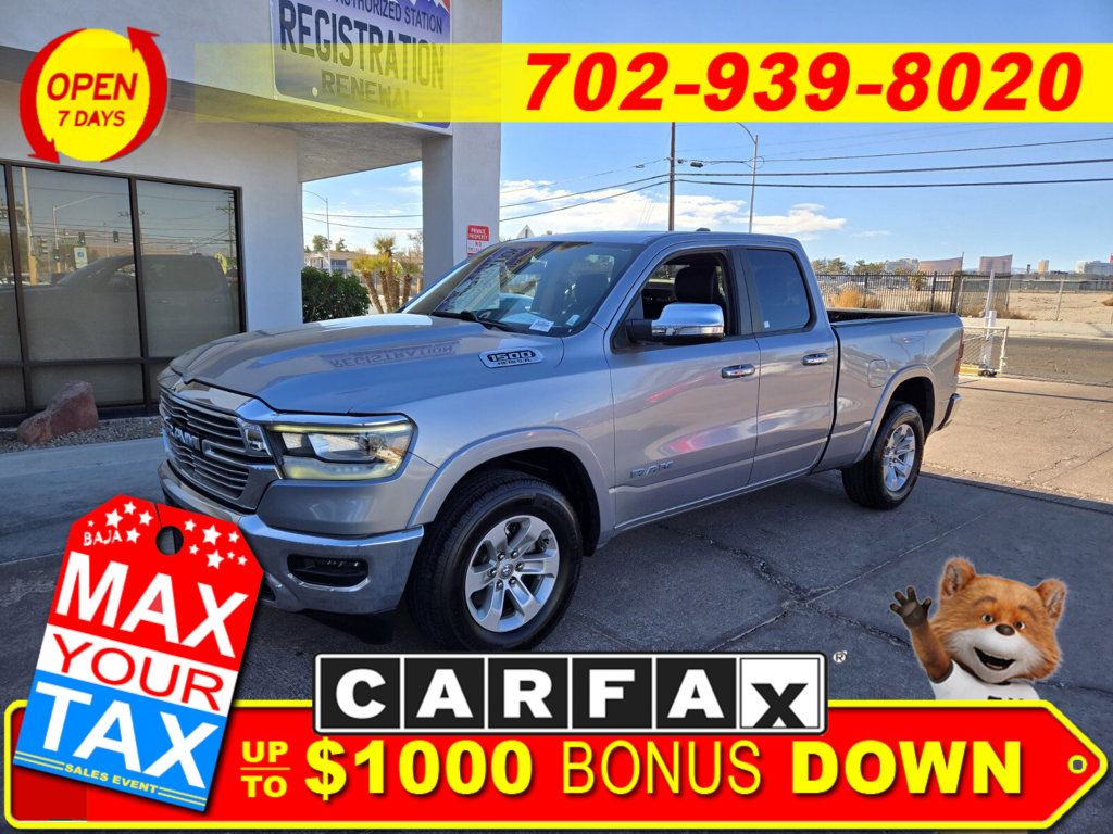 2020 Ram 1500 Laramie 4x4 Quad Cab 6'4" Box - 22724367 - 0