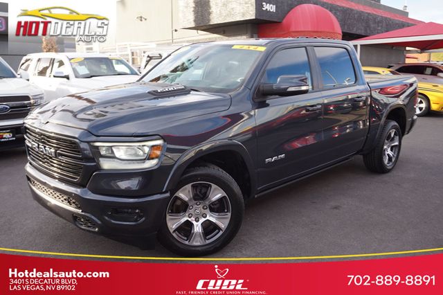 2020 Ram 1500 LARAMIE, 4X4, TOWING PKG, LEATHER SEATS, NAVIGATION, BACKUP CAM - 22945045 - 0