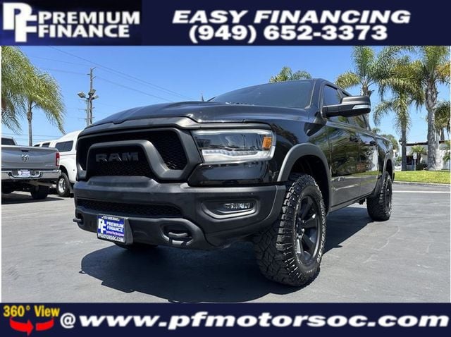 2020 Ram 1500 Crew Cab REBEL 4X4 HEMI GAS BACK UP CAM CLEAN - 22533151 - 0