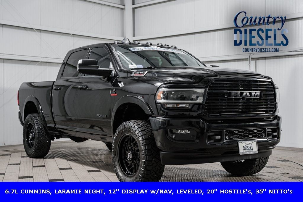 2020 Ram 2500 Laramie Night Edition Leveled - 22749122 - 0