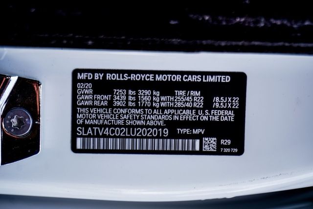 2020 Rolls-Royce Cullinan Sport Utility - 22940787 - 56
