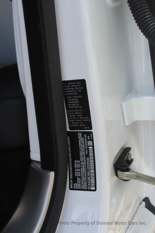 2020 Rolls-Royce Dawn OWN FOR $3,300,, ANNUAL SERVICE  PEFORMED , 4 NEW TIRES  - 21530615 - 38