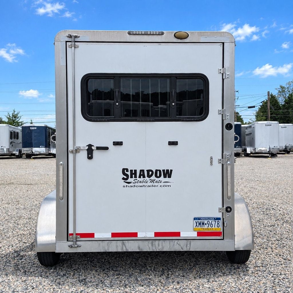 2020 Shadow 2 Horse Slant with Drop Feed Windows & Escape Door  - 23084849 - 3