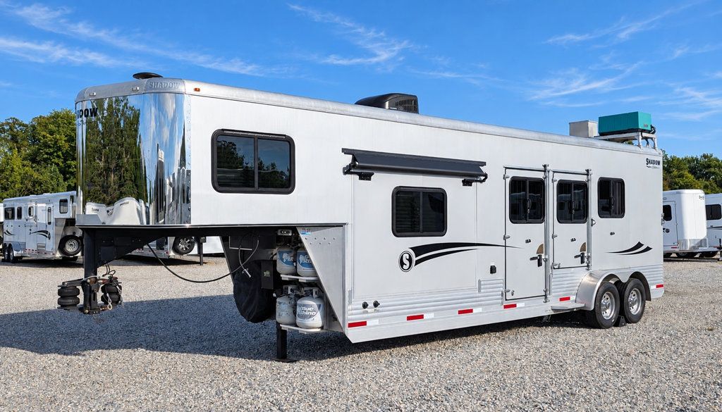2020 Shadow 2 Horse Straight Load w 9 foot Living Quarters  - 23097463 - 0
