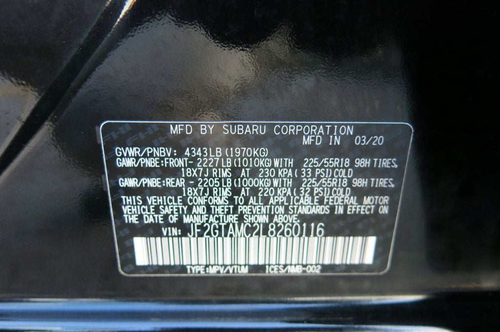 2020 Subaru Crosstrek Limited CVT - 22711682 - 35