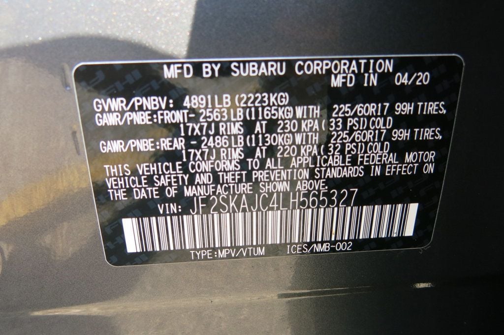 2020 Subaru Forester 2.5i Premium - 22910854 - 35