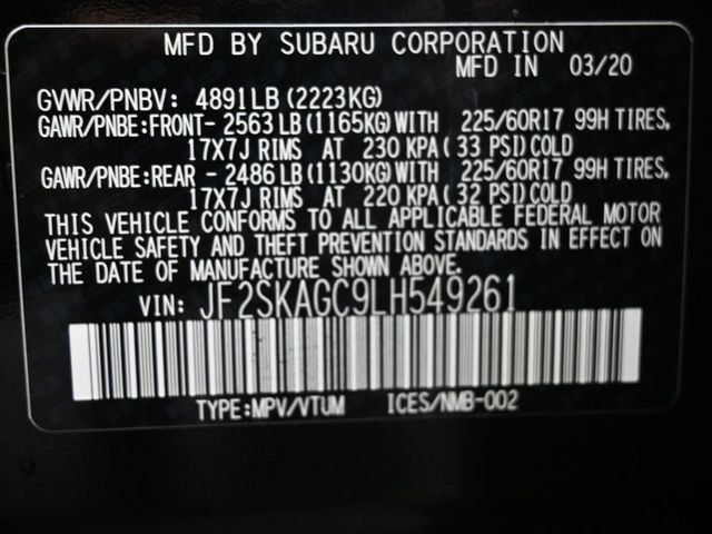 2020 Subaru Forester Premium CVT - 23044857 - 7