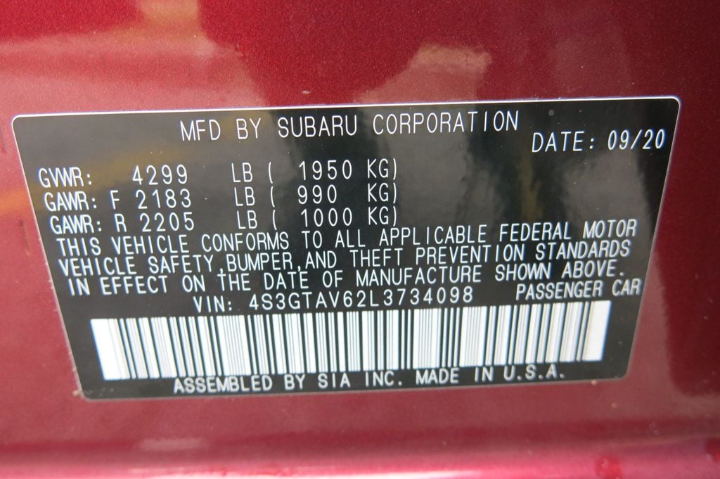2020 Subaru Impreza Premium 5-door CVT - 23028979 - 35