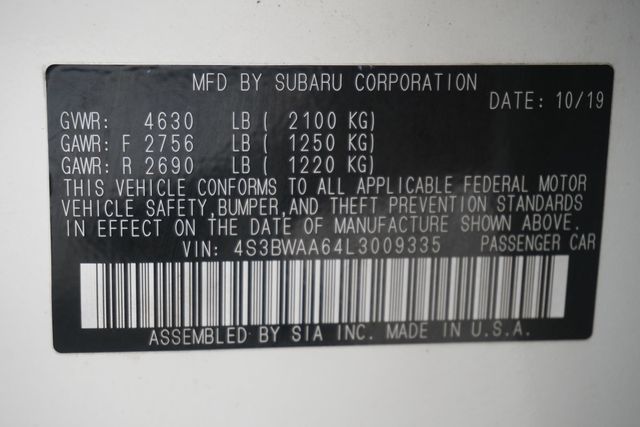 2020 Subaru Legacy  - 23007960 - 25