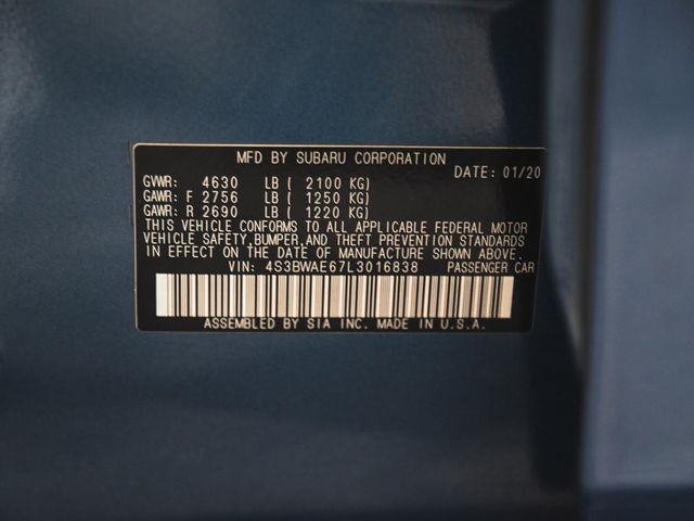 2020 Subaru Legacy Premium - 22920424 - 12