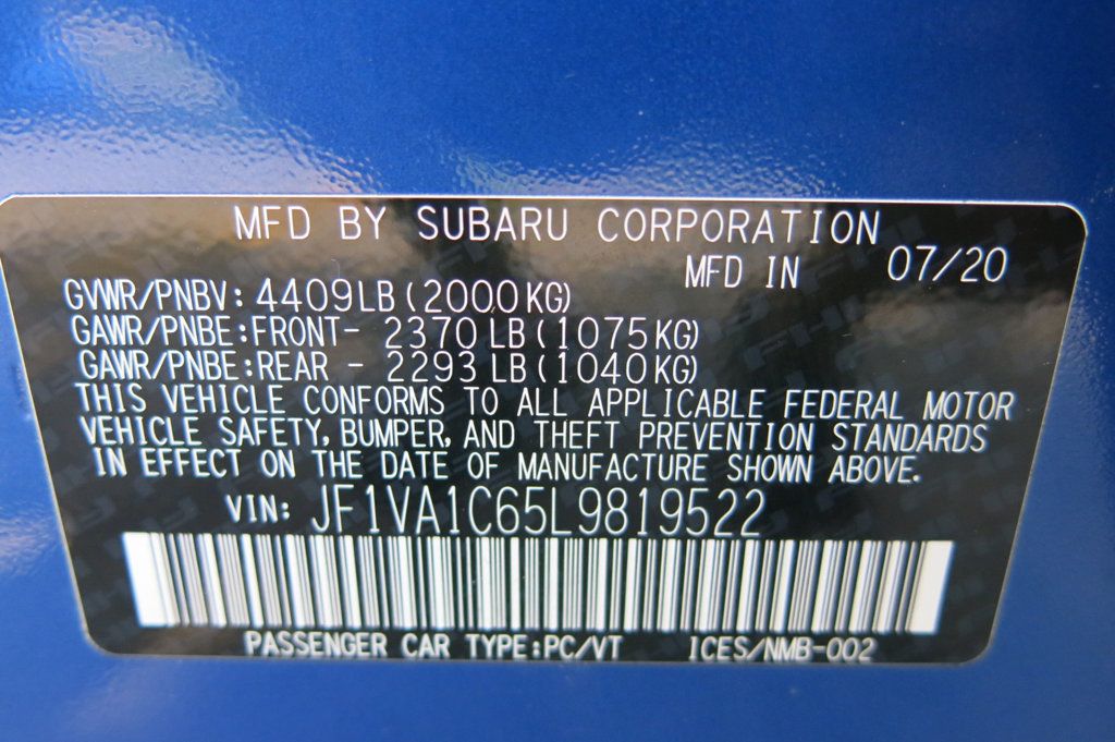 2020 Subaru WRX  - 23061659 - 35