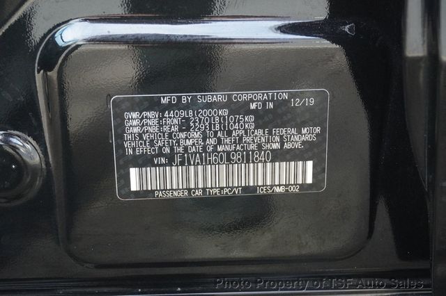 2020 Subaru WRX Limited Manual - 23100944 - 33