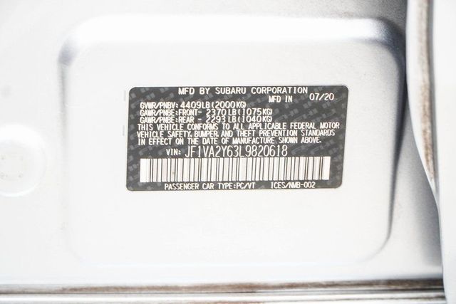 2020 Subaru WRX STI Limited Manual w/Wing Spoiler - 23016365 - 46